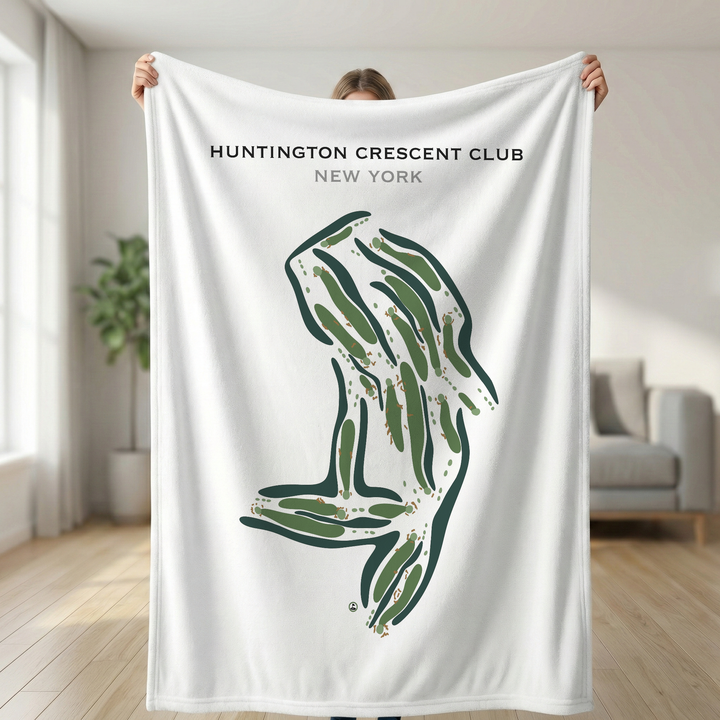 Huntington Crescent Club, New York - Printed Golf Courses