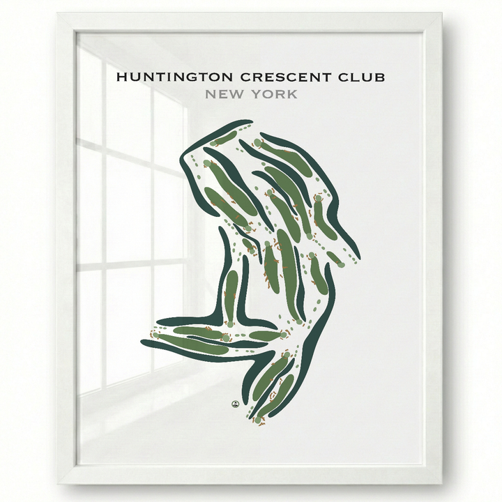 Huntington Crescent Club, New York - Printed Golf Courses