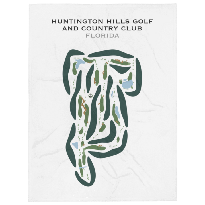 Huntington Hills Golf & Country Club, Florida - Printed Golf Courses