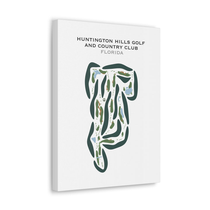 Huntington Hills Golf & Country Club, Florida - Printed Golf Courses
