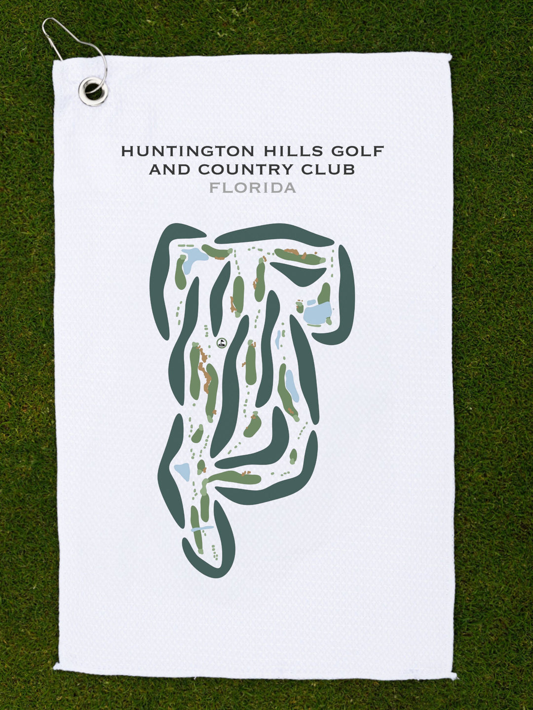 Huntington Hills Golf & Country Club, Florida - Printed Golf Courses