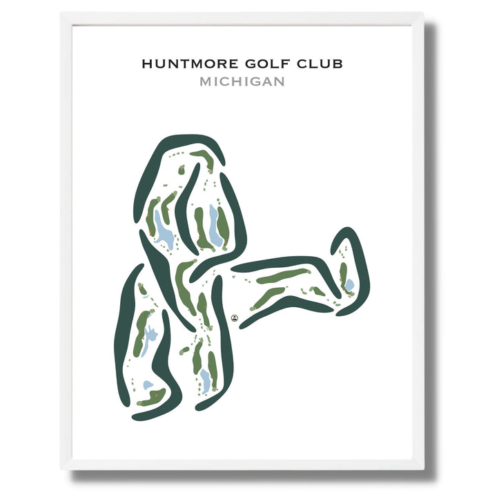 Huntmore Golf Club, Michigan - Printed Golf Courses