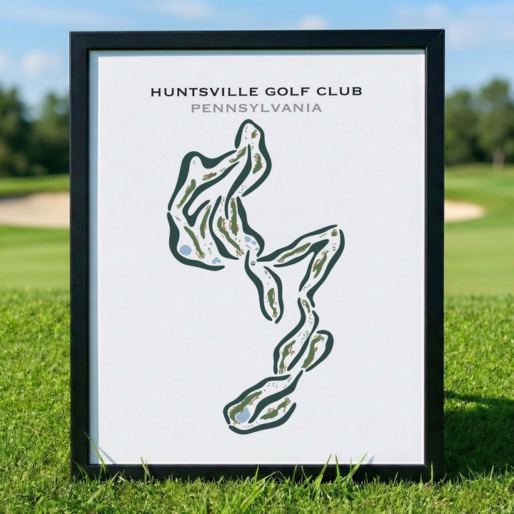 Huntsville Golf Club, Pennsylvania - Printed Golf Courses