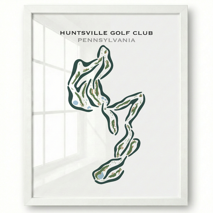 Huntsville Golf Club, Pennsylvania - Printed Golf Courses