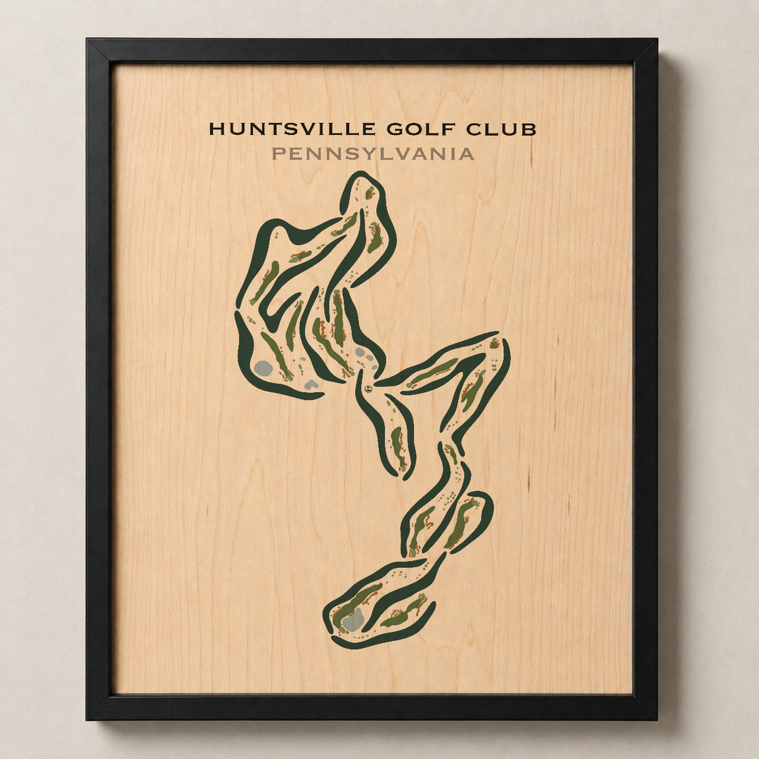Huntsville Golf Club, Pennsylvania - Printed Golf Courses