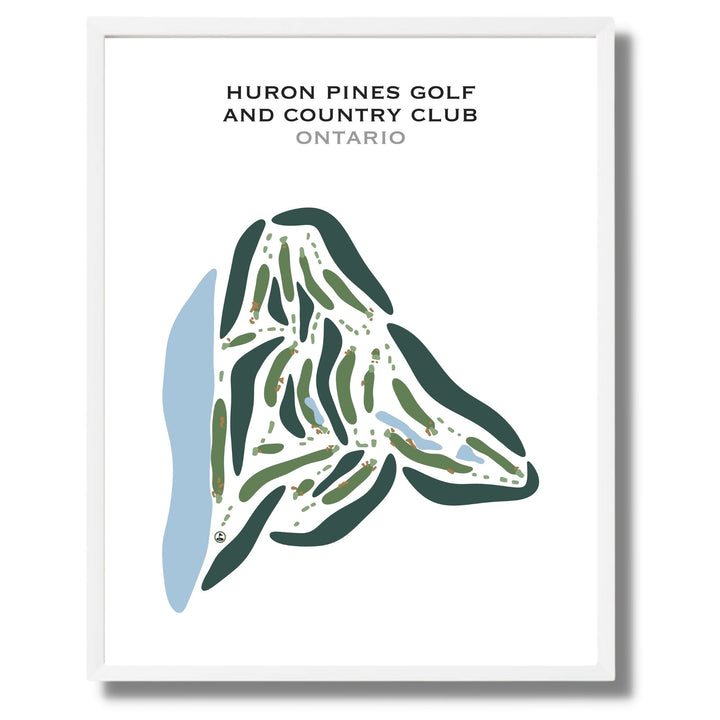 Huron Pines Golf & Country Club, Ontario - Printed Golf Courses