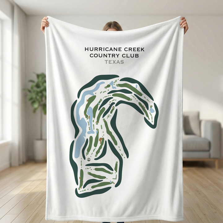 Hurricane Creek Country Club, Texas - Printed Golf Course