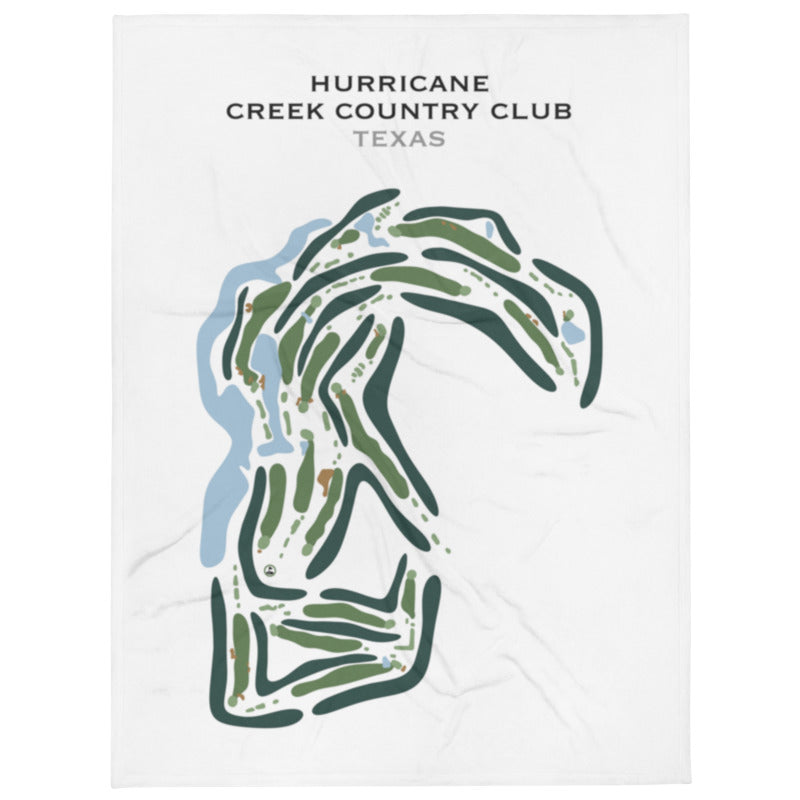 Hurricane Creek Country Club, Texas - Printed Golf Course