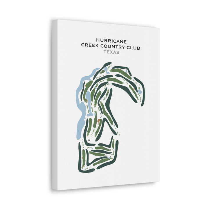 Hurricane Creek Country Club, Texas - Printed Golf Course