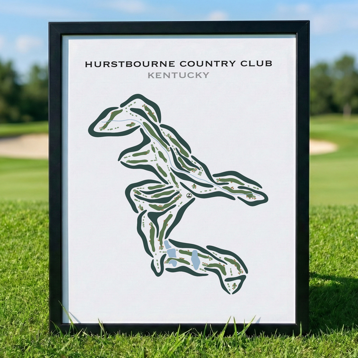 Hurstbourne Country Club, Kentucky - Printed Golf Courses