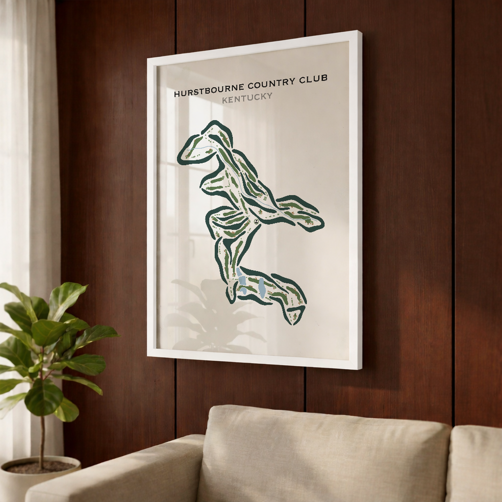 Hurstbourne Country Club, Kentucky - Printed Golf Courses