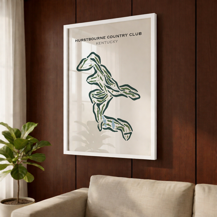 Hurstbourne Country Club, Kentucky - Printed Golf Courses