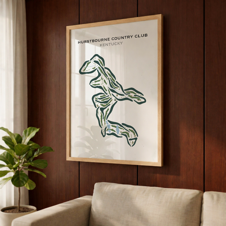 Hurstbourne Country Club, Kentucky - Printed Golf Courses