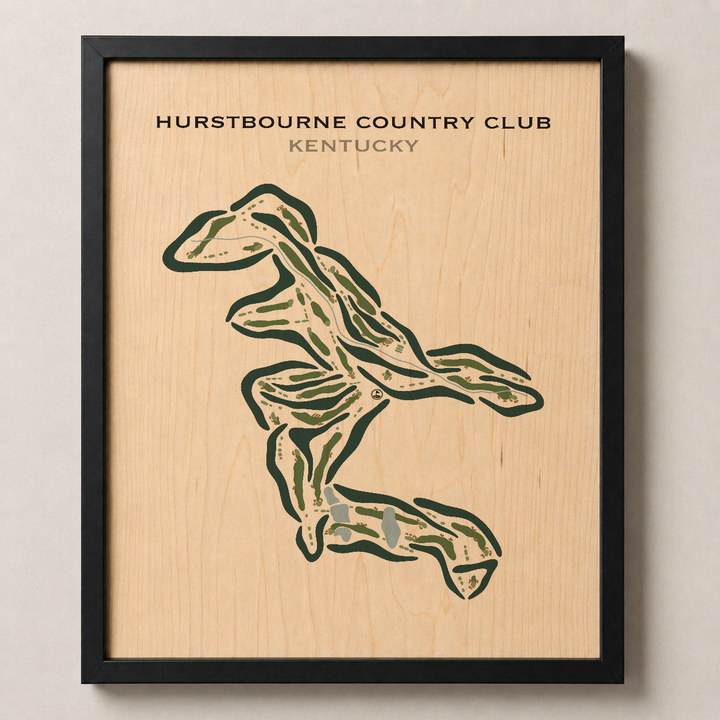 Hurstbourne Country Club, Kentucky - Printed Golf Courses