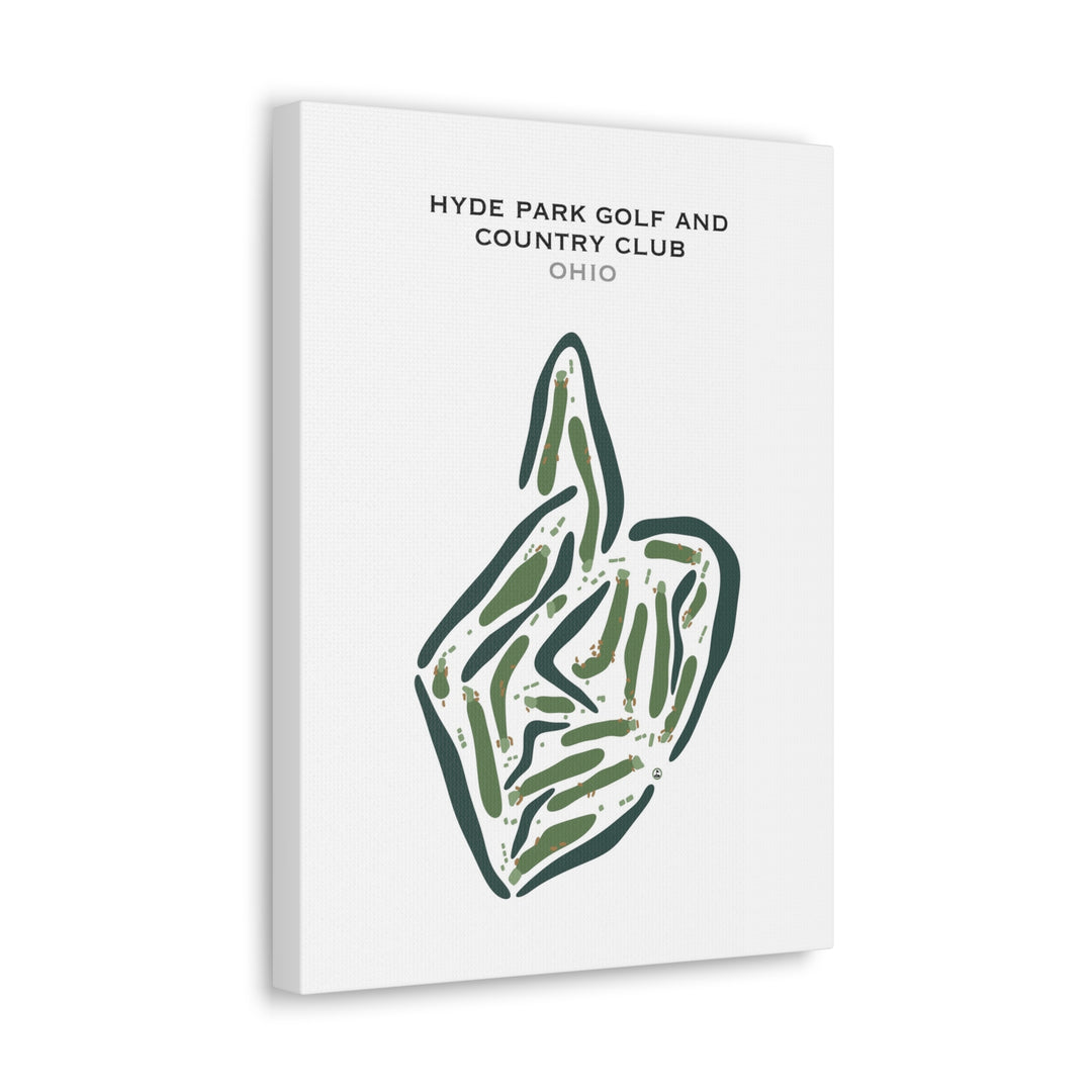 Hyde Park Golf & Country Club, Ohio - Printed Golf Courses