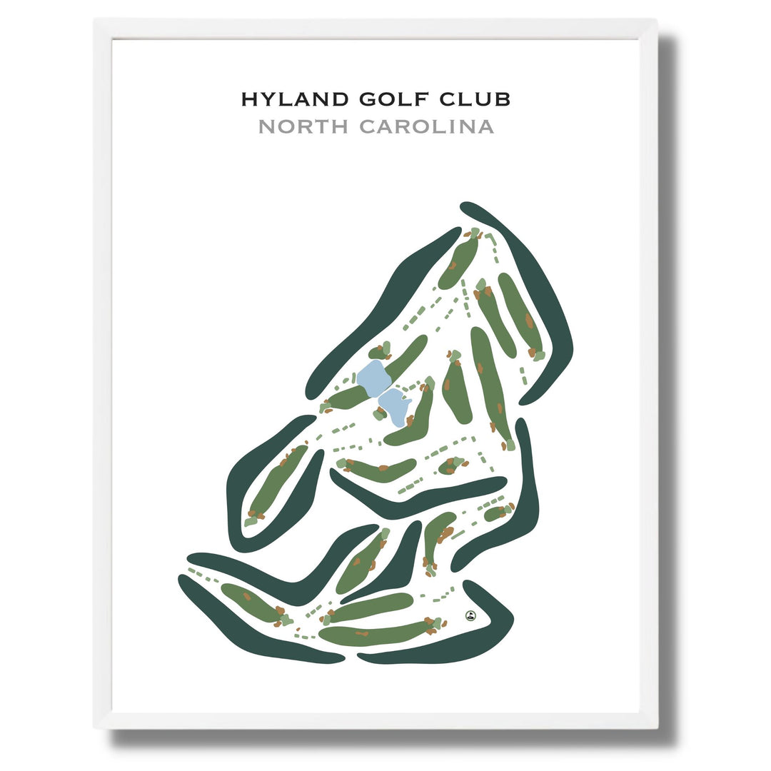 Hyland Golf Club, North Carolina - Printed Golf Courses