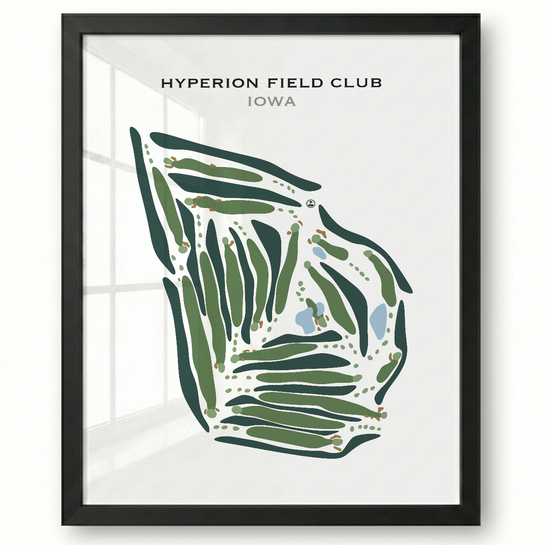 Hyperion Field Club, Iowa - Printed Golf Courses