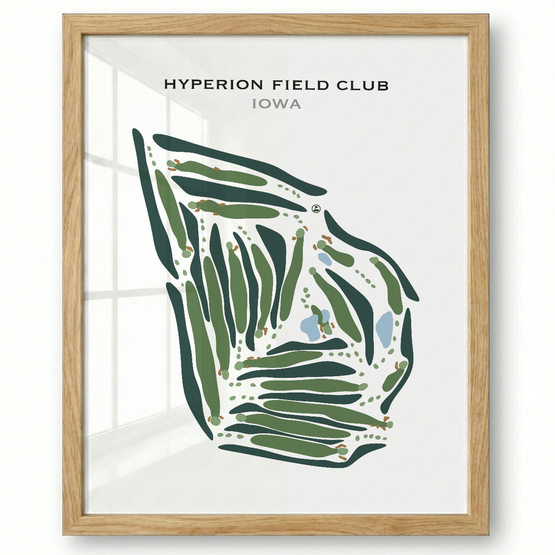 Hyperion Field Club, Iowa - Printed Golf Courses