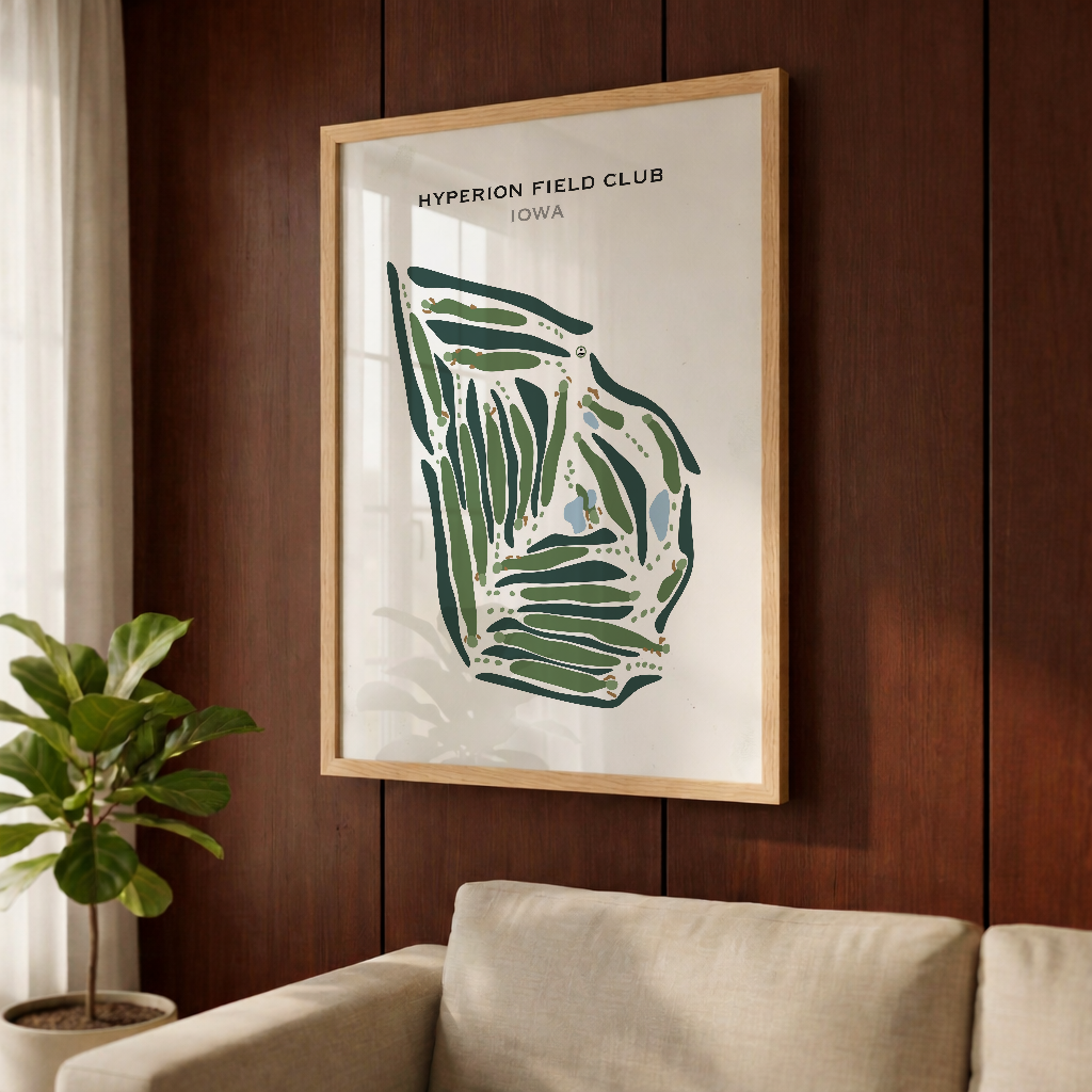 Hyperion Field Club, Iowa - Printed Golf Courses