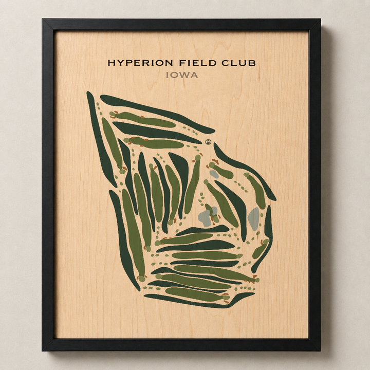 Hyperion Field Club, Iowa - Printed Golf Courses