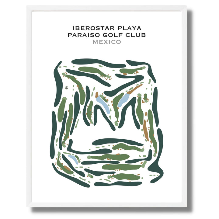 Iberostar Playa Paraíso Golf Club, Mexico - Printed Golf Course