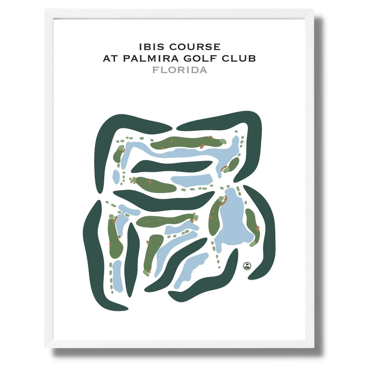 Ibis Course at Palmira Golf Club, Florida - Printed Golf Courses