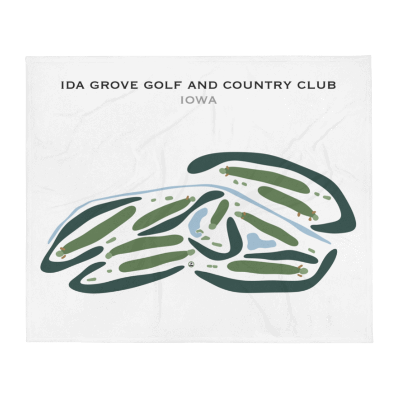 Ida Grove Golf & Country Club, Iowa - Printed Golf Courses