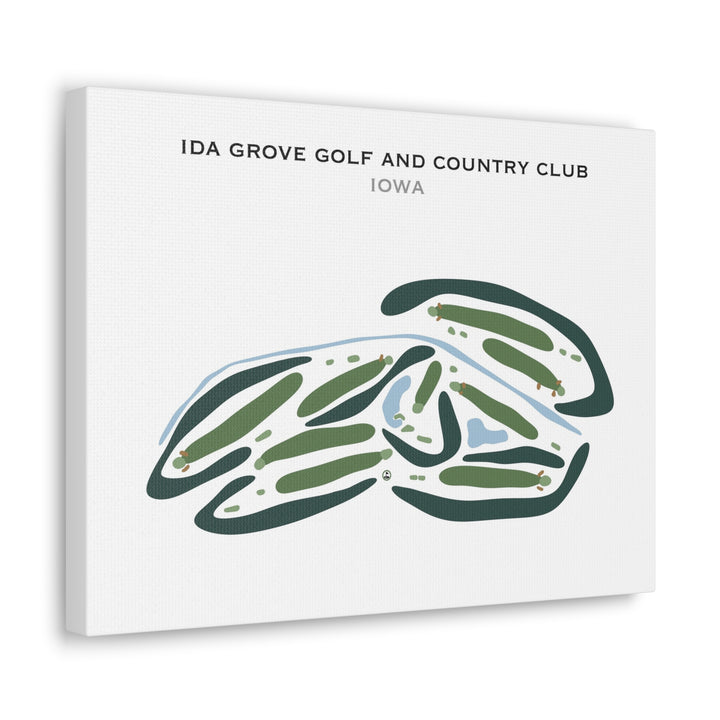 Ida Grove Golf & Country Club, Iowa - Printed Golf Courses