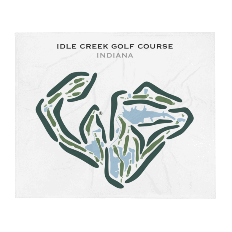 Idle Creek Golf Course, Indiana - Printed Golf Courses