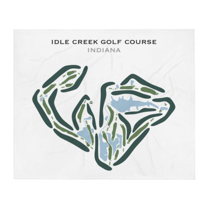 Idle Creek Golf Course, Indiana - Printed Golf Courses