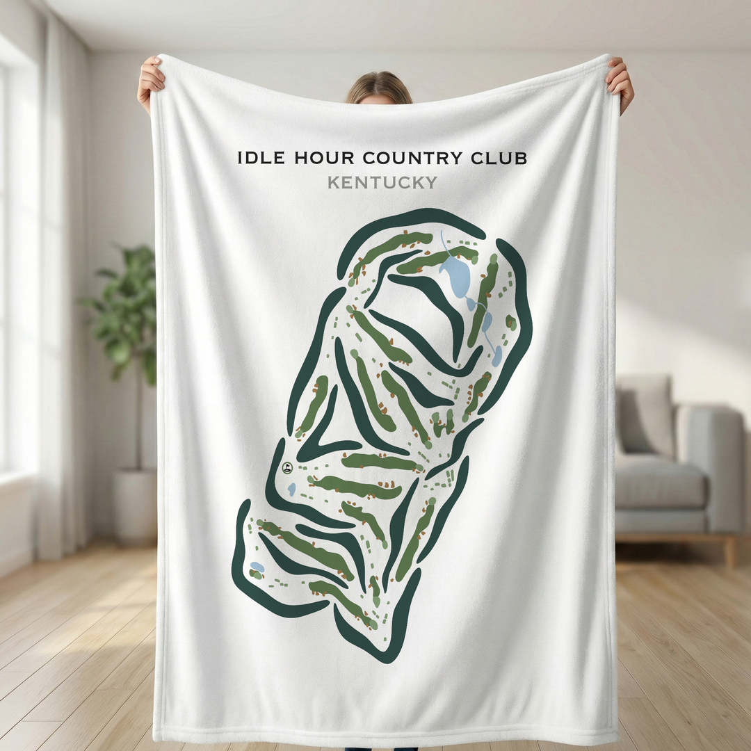 Idle Hour Country Club, Kentucky - Printed Golf Courses