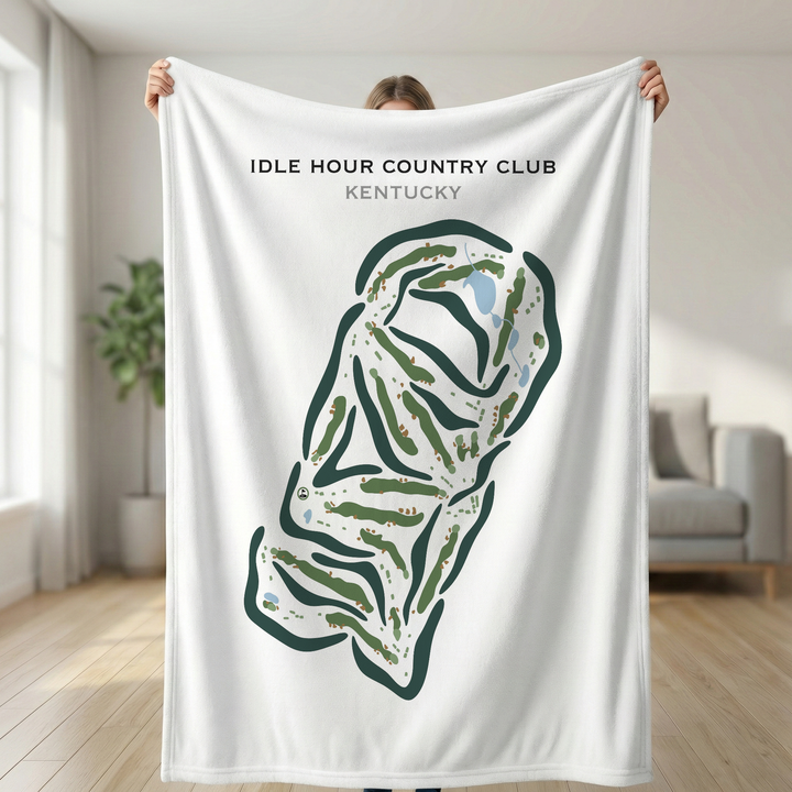 Idle Hour Country Club, Kentucky - Printed Golf Courses