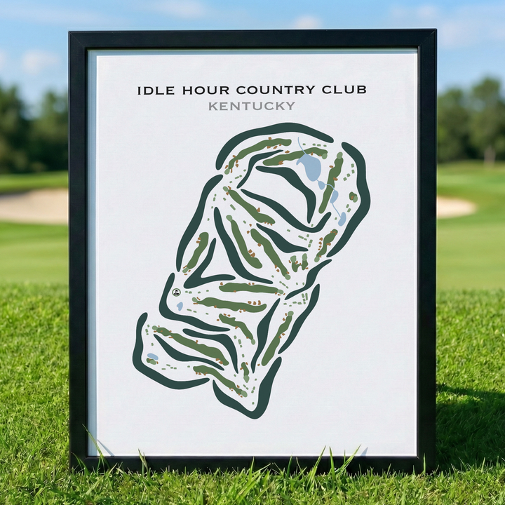 Idle Hour Country Club, Kentucky - Printed Golf Courses