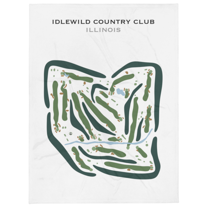 Idlewild Country Club, Illinois - Printed Golf Courses