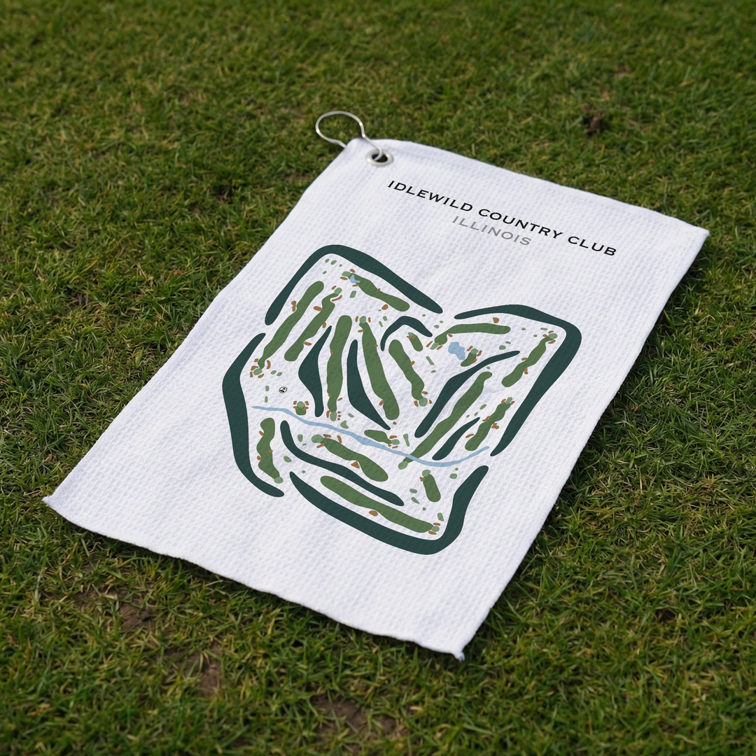 Idlewild Country Club, Illinois - Printed Golf Courses