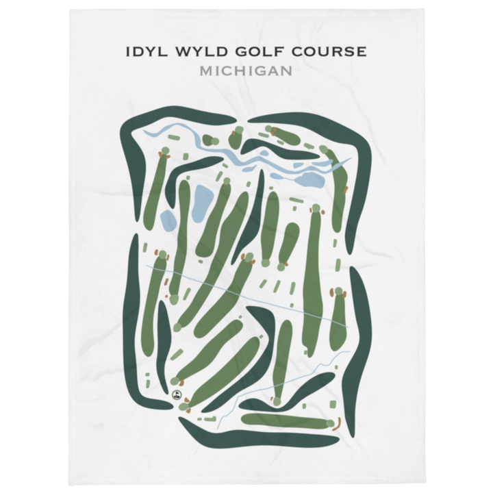 Idyl Wyld Golf Course, Michigan - Printed Golf Courses