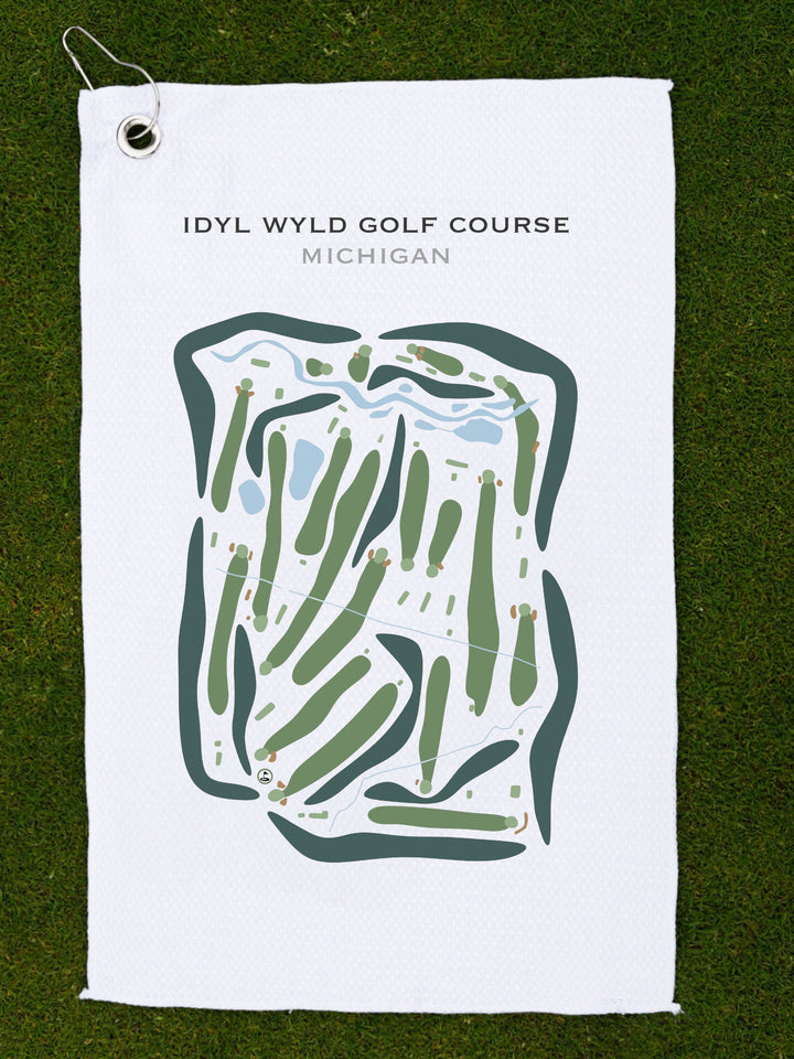 Idyl Wyld Golf Course, Michigan - Printed Golf Courses