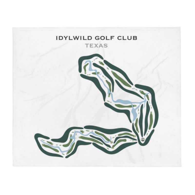 Idylwild Golf Club, Texas - Printed Golf Courses