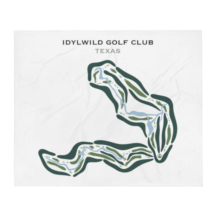 Idylwild Golf Club, Texas - Printed Golf Courses