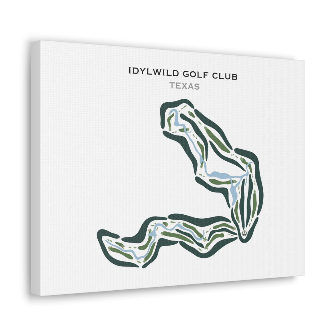 Idylwild Golf Club, Texas - Printed Golf Courses