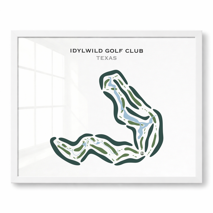 Idylwild Golf Club, Texas - Printed Golf Courses