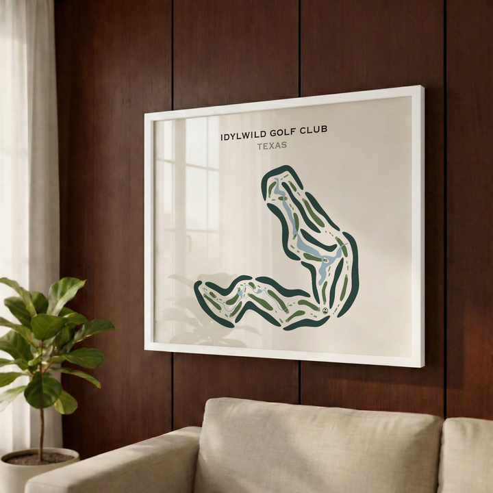 Idylwild Golf Club, Texas - Printed Golf Courses