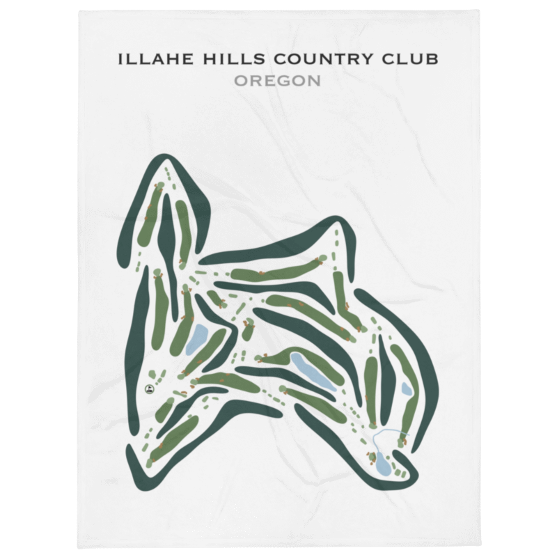 Illahe Hills Country Club, Oregon - Printed Golf Courses