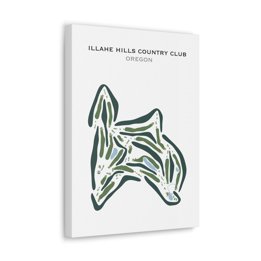 Illahe Hills Country Club, Oregon - Printed Golf Courses