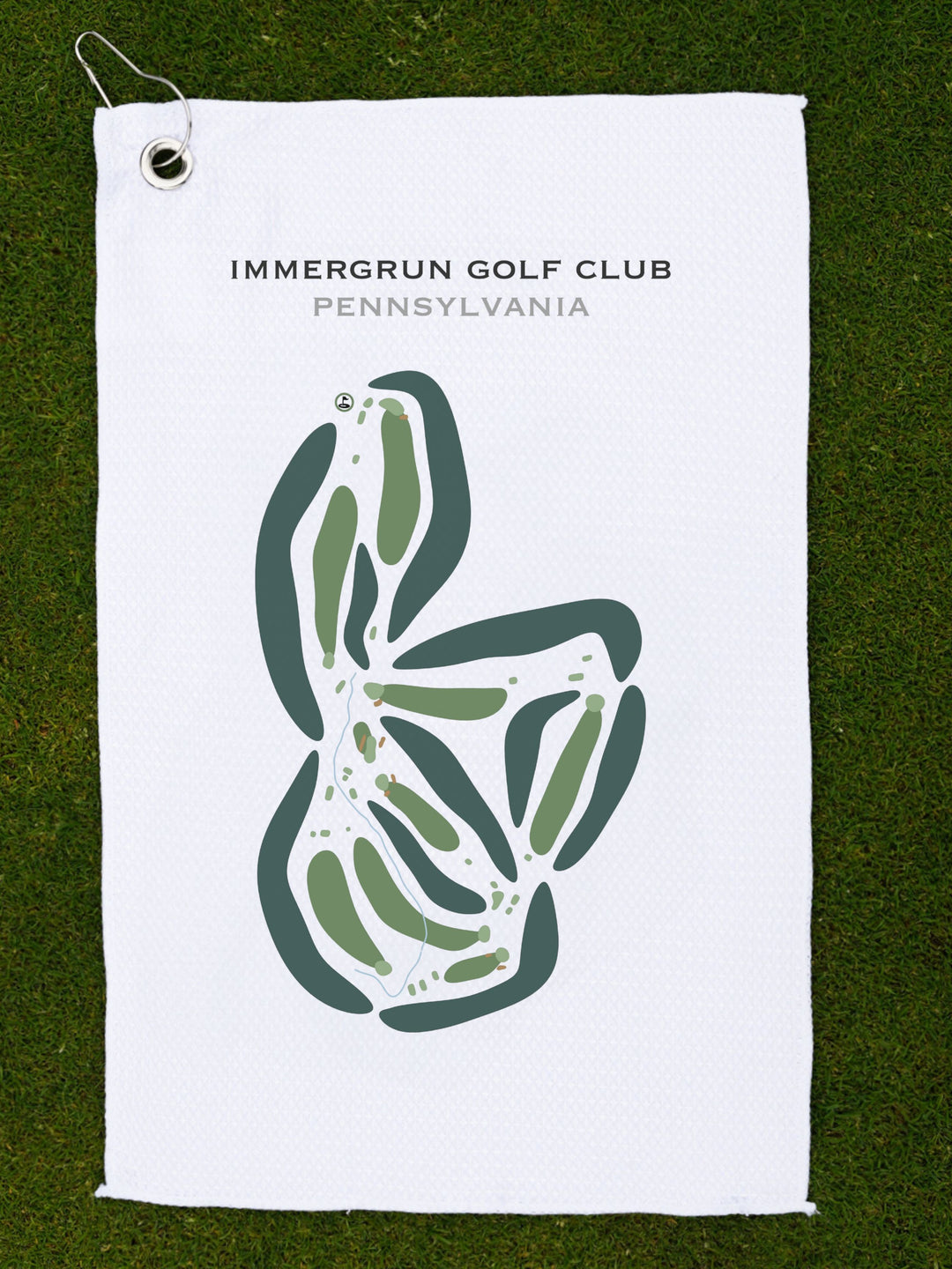 Immergrun Golf Club, Pennsylvania - Printed Golf Courses