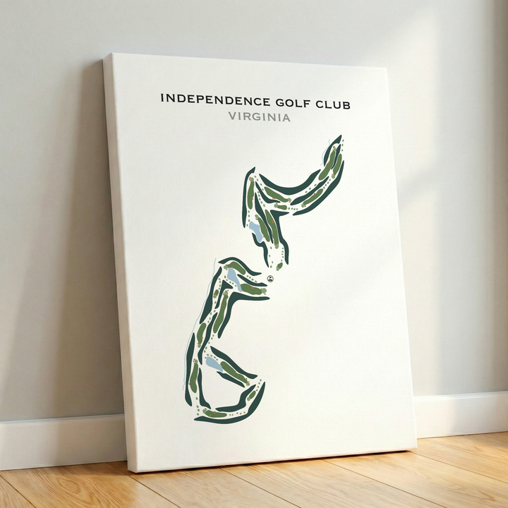 Independence Golf Club, Virginia - Printed Golf Courses