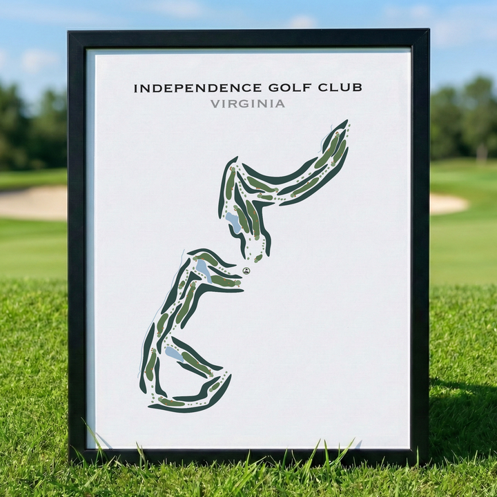Independence Golf Club, Virginia - Printed Golf Courses