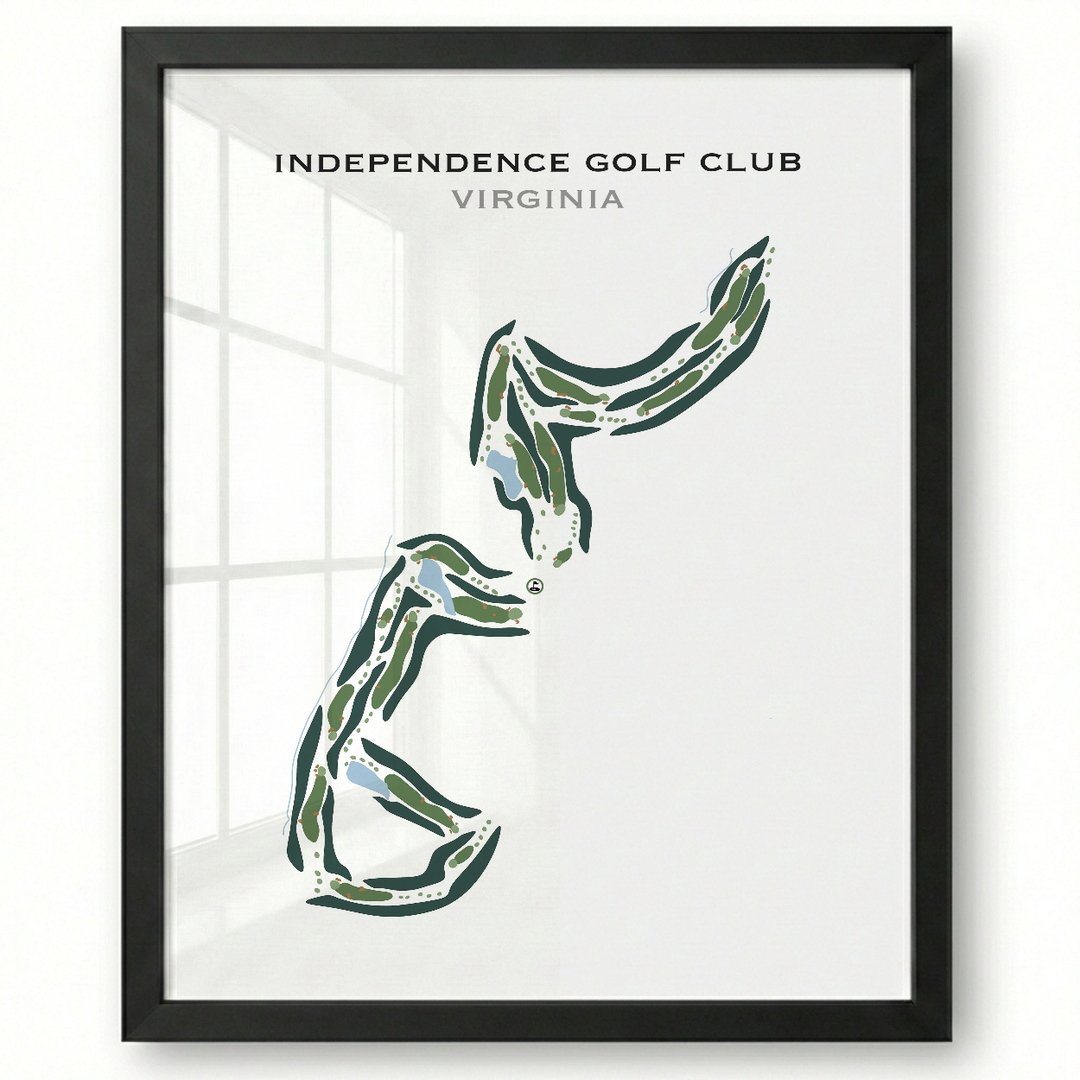 Independence Golf Club, Virginia - Printed Golf Courses