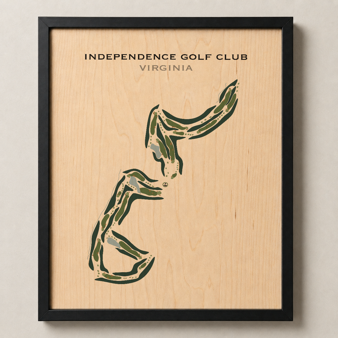 Independence Golf Club, Virginia - Printed Golf Courses