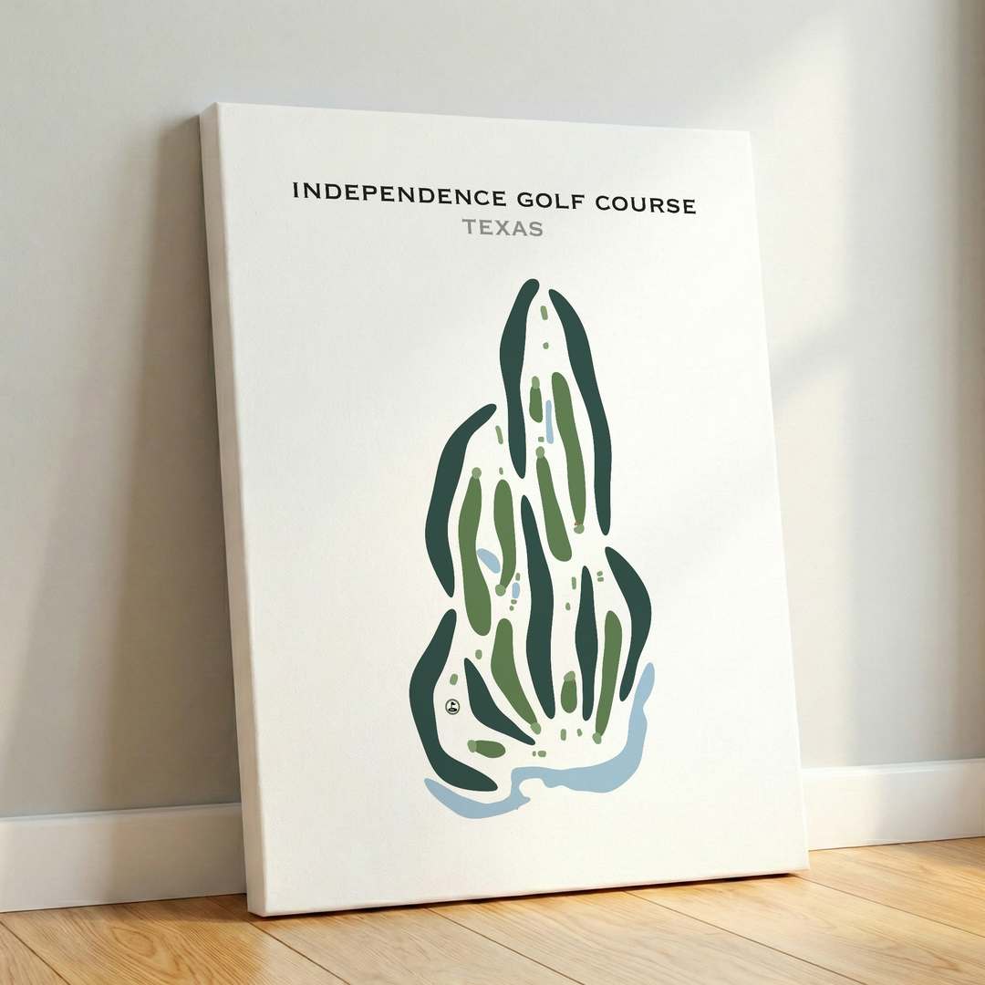Independence Golf Course, Texas - Printed Golf Courses